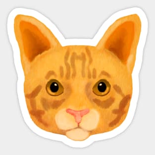 Ginger cat Sticker